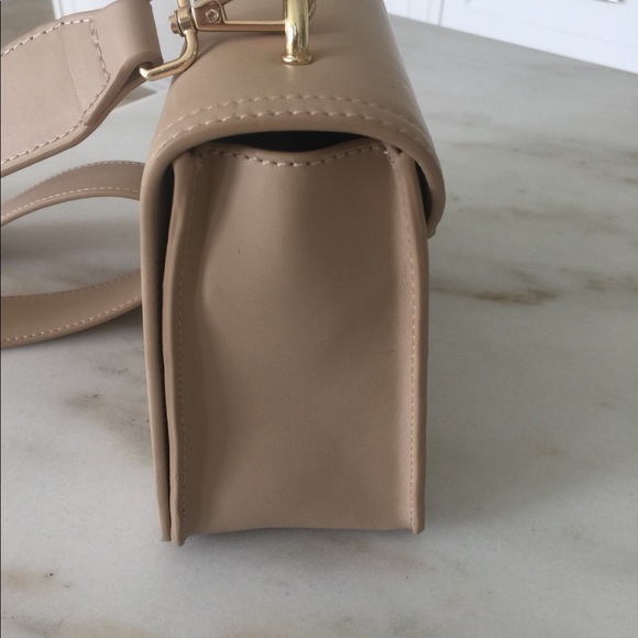 ISACCO NEW REAL LEATHER CROSSBODY BAG - Picture 2 of 8